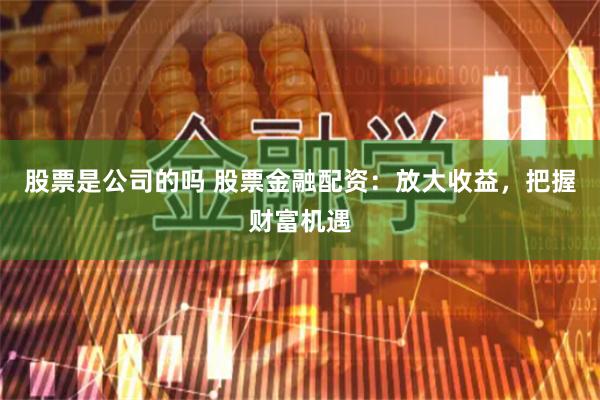 股票是公司的吗 股票金融配资:放大收益,把握财富机遇